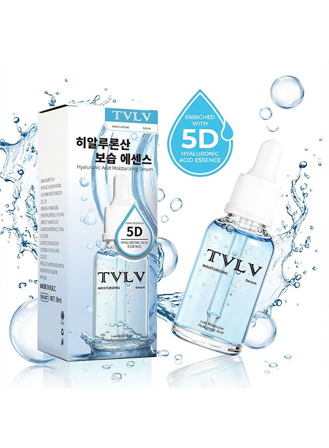 TVLV Moisturizing Hydrating Dropper Essence Brightening Skin Tone Soothing Nourishing Hyaluronic Acid Moisturizing Essence 30ml - Image 1
